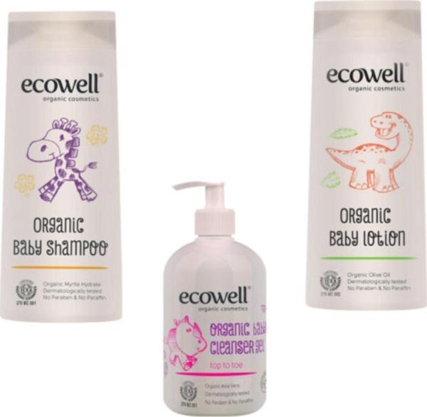 Ecowell Organik Bebek Bakım 3 Lü Set - Image 1