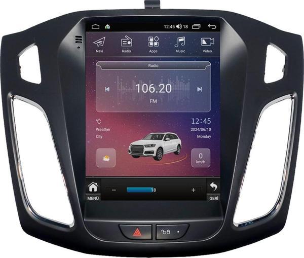 Ford Focus Android Multimedya Sistemi (2012-2019) Tesla 2K QLED - Image 1