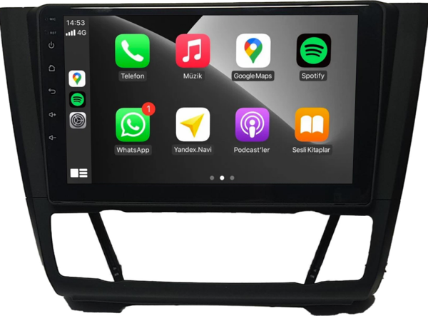 Bmw 1 Class 2004-2011 6+64 GB Dijital Klima Android Carplay Multimedya - Image 1