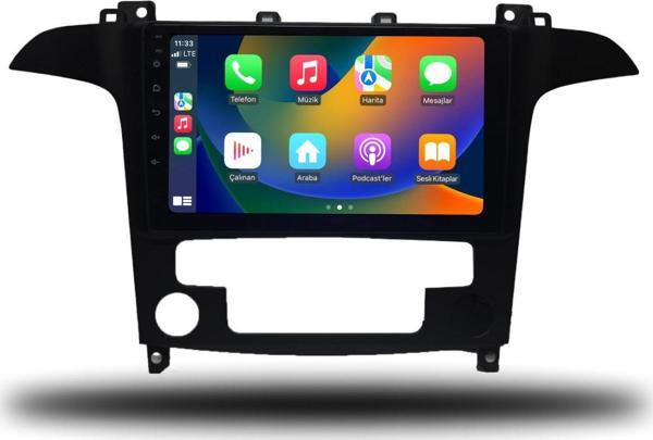Ford S-Max 2006-2014 Uyumlu Dijital Klima 8+128 GB 4K OLED Andorid Multimedya - Image 1