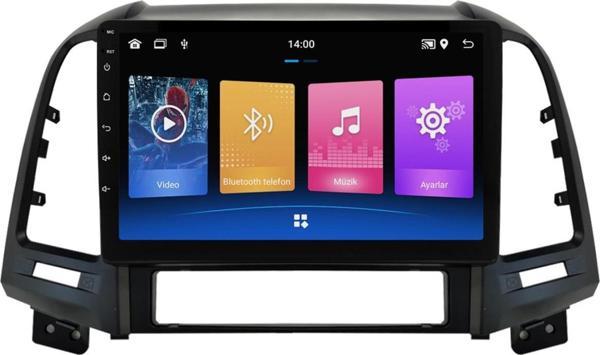 Hyundai Santa Fe Android Multimedya Sistemi (2006-2012) 4+64 GB 2K QLED teyp - Image 1