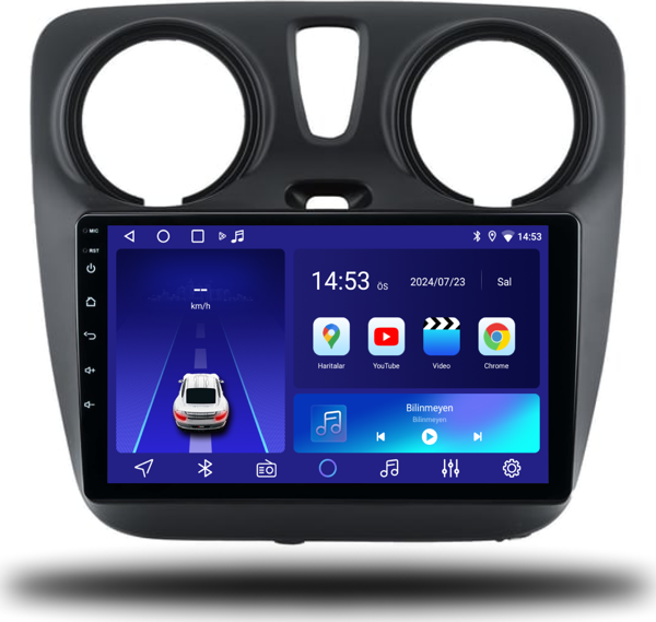 Dacia Dokker 2012-2022 4+64 GB 2K QLED  Android  Multimedya teyp - Image 1