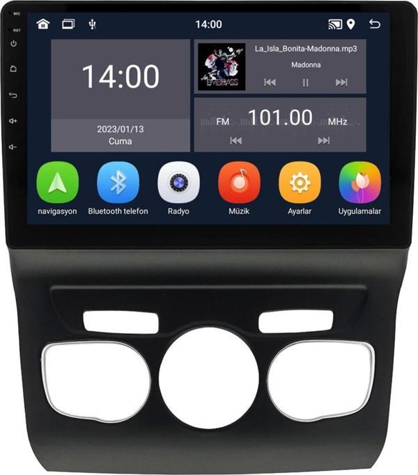 Citroen C4 Uyumlu Android Multimedya Sistemi (2011-2019) 4+64 GB - Image 1