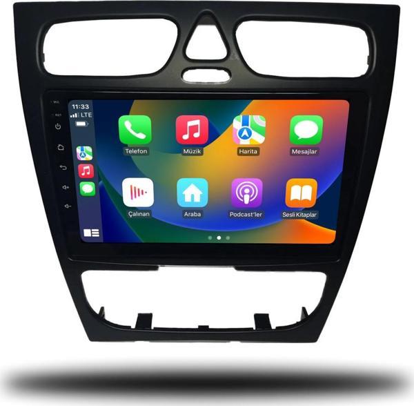 Mercedes W209 CLK 1999-2007 4+64 GB Android Carplay Multimedya Sistemi teyp - Image 1