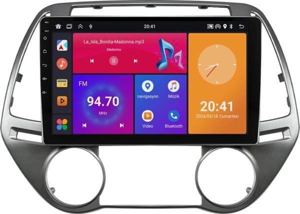 Hyundai I20 Android Multimedya Sistemi (2008-2012) Uyumlu 8+128 GB - Image 1