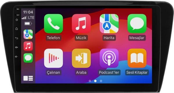 Skoda Octavia Android Multimedya Sistemi uyumlu (2013-2017) 8+128 GB - Image 1
