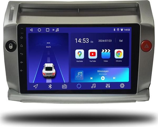 Citroen C4 2005-2010 8+128 GB 4K OLED Uyumlu Andorid Multimedya - Image 1