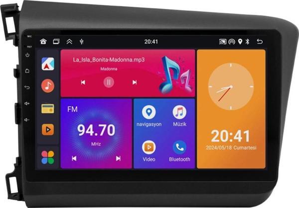 Honda Civic FB7 Android Multimedya Sistemi (2012-2016) 6+64 GBUyumlu - Image 1