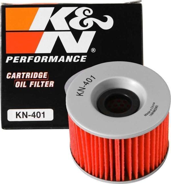 K&N KN-401 2008-2012 Kawasaki Ninja 250R Uyumlu Yağ Filtresi - Image 1