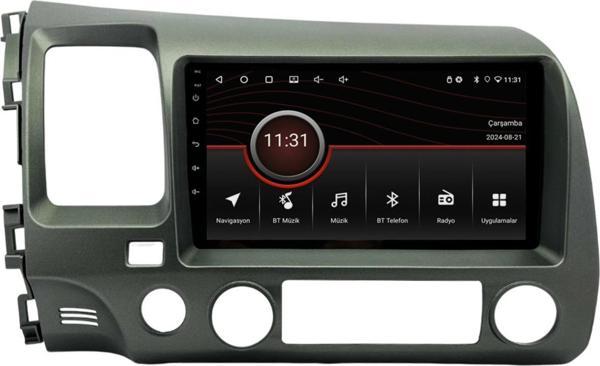 Honda Civic FD6 Uyumlu Android Multimedya Sistemi (2007-2012) 4+32 GB - Image 1