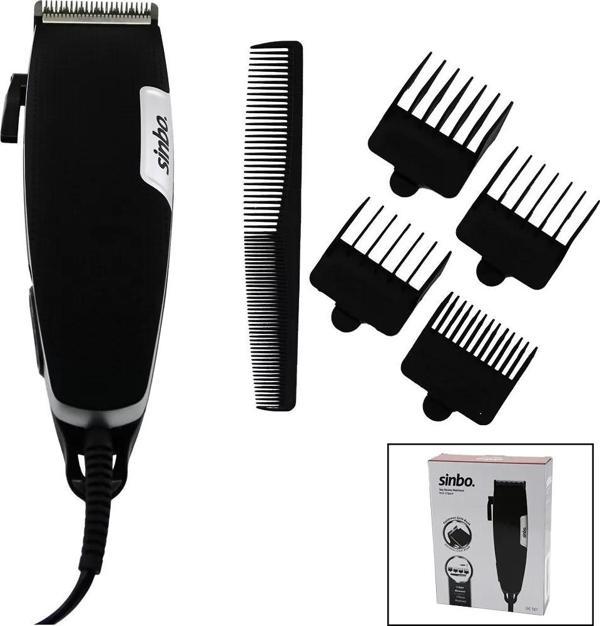 Kablolu Fişli  Saç Sakal Kesme Traş Makinesi  Kollu Tarak Ayarı  Shc-1901 - Image 1