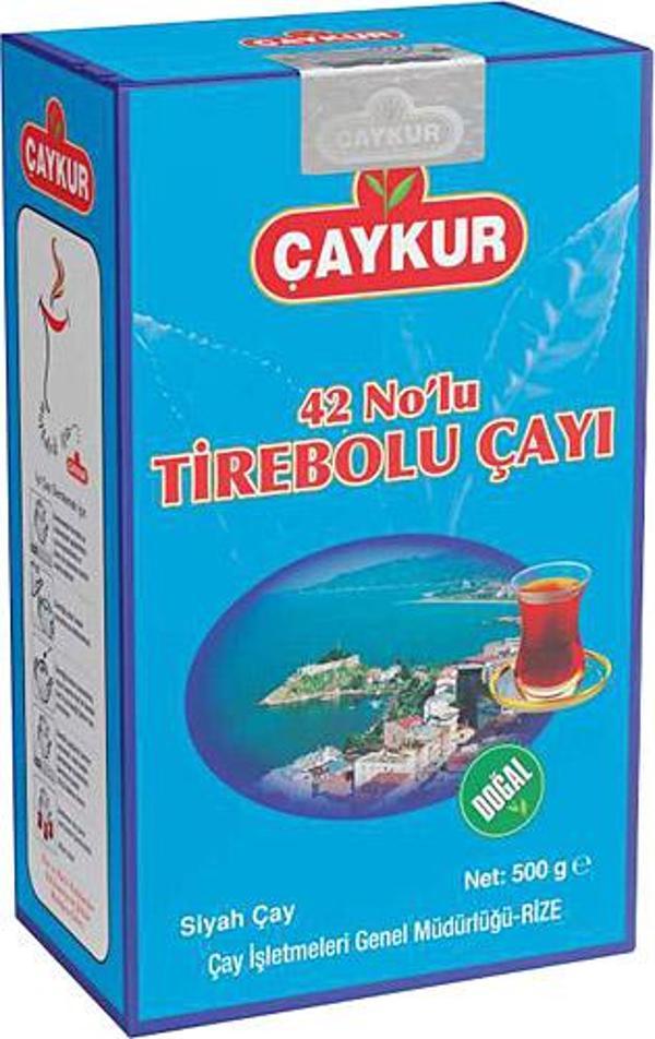 Çaykur 42'Nolu Tirebolu Çayı 500 Gr 10 Adet - Image 1