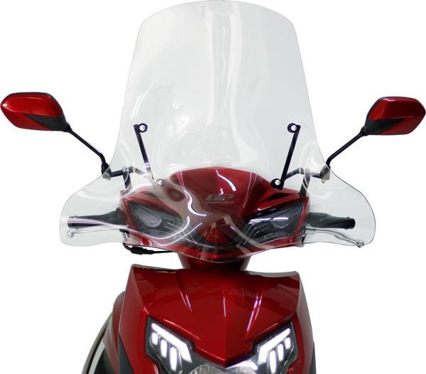 GP Kompozit Kanuni Mati 125 2020-2023 Uyumlu Ön Cam Şeffaf - Image 1