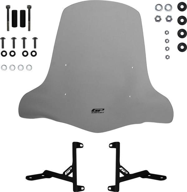 GP Kompozit Kanuni Resa 125 2022-2023 Uyumlu Ön Cam Füme - Image 1