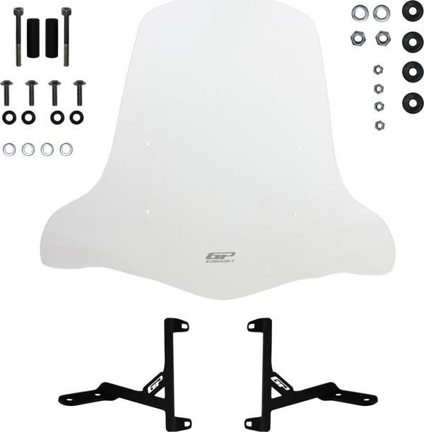 GP Kompozit Kanuni Resa 125 2022-2023 Uyumlu Ön Cam Şeffaf - Image 1
