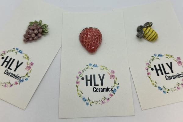 Tatlı Meyveler Seramik Charm Seti - Image 1