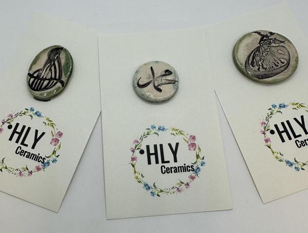 Allah - Muhammed - Semazen Seramik Charm Seti - Image 1