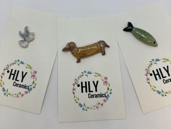 Sevimli Üçlü Seramik Fincan Charm Seti - Image 1