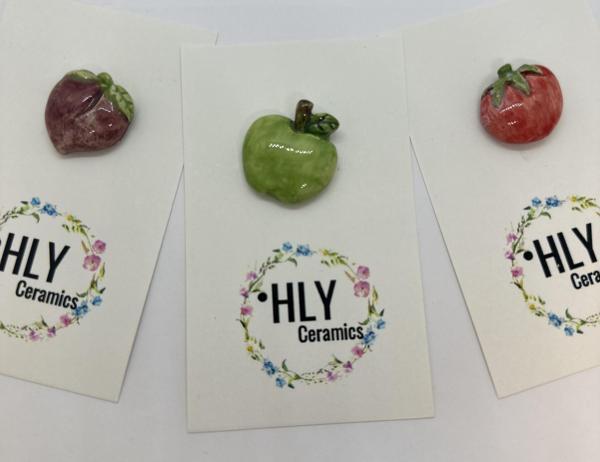 Bahçe Meyveleri Seramik Charm Seti - Image 1