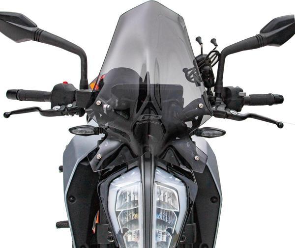 GP Kompozit KTM Duke 390 2017-2023 Uyumlu Ön Cam Füme - Image 1