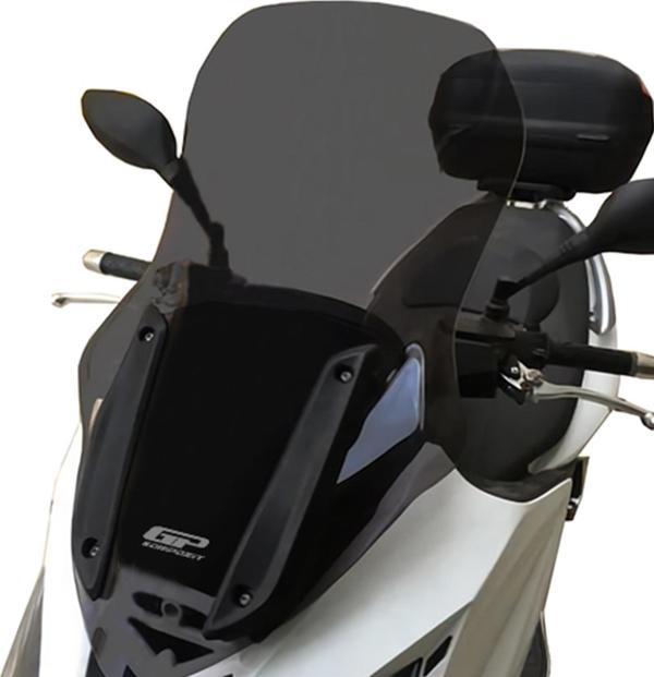 GP Kompozit Kymco Xciting 250 R 2014-2016 Uyumlu Ön Cam Füme - Image 1
