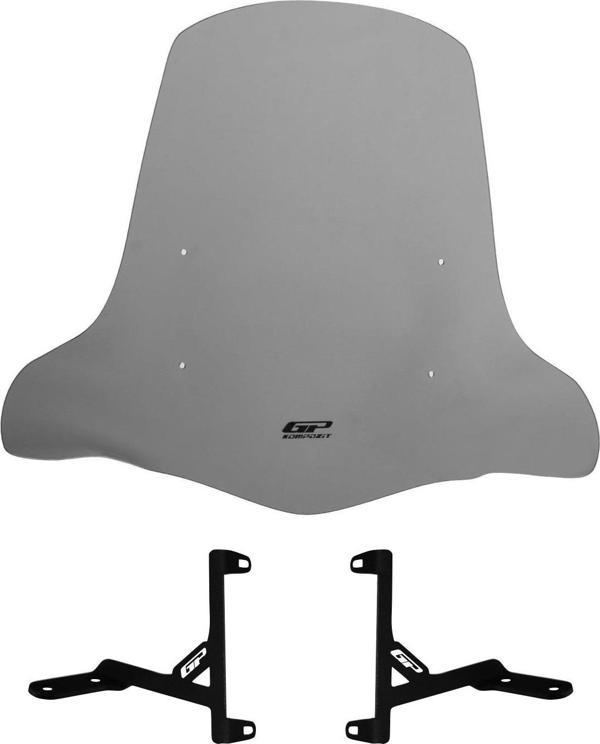 GP Kompozit Motolux CEO 110 2021-2023 Uyumlu Ön Cam Füme - Image 1