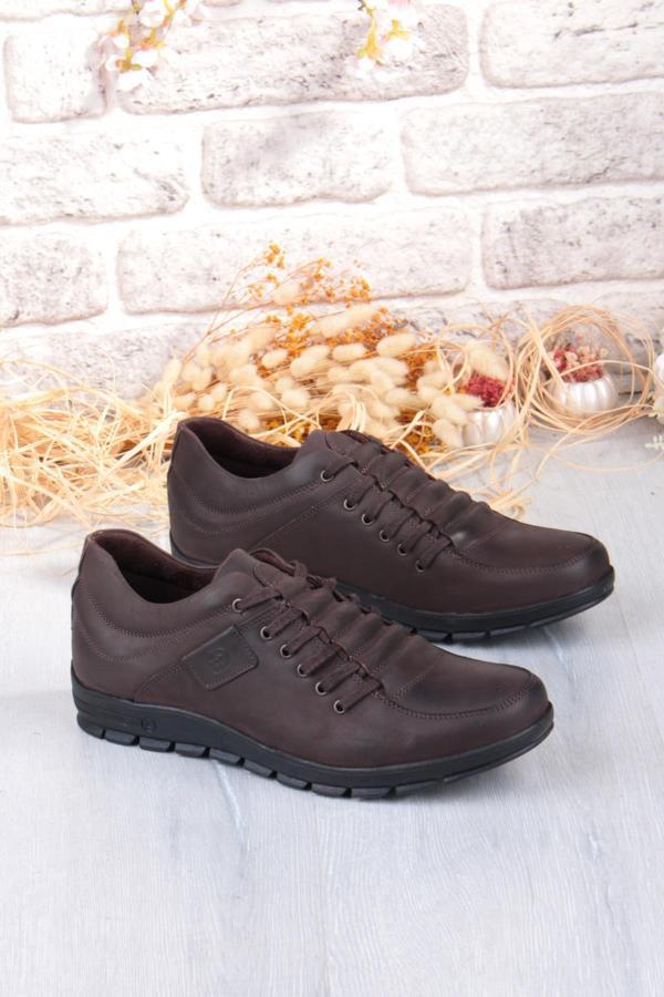 Mehmet Mete 3330 Grezör Rahat Kauçuk Taban Orijinal Hakiki Deri Erkek Ayakkabı - Image 1