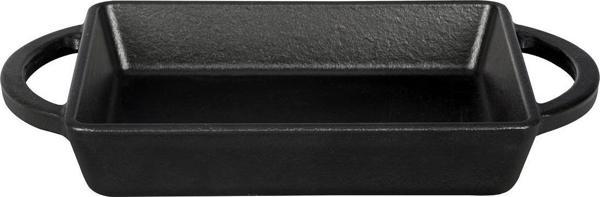 Dikdörtgen Sahan Döküm Demir Yekpare Çift Kulplu Ölçü 12x15cm. - Image 1