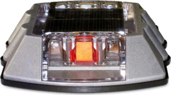 Hayat Trafik Güneş Enerjili Yol Butonu Kırmızı, Solar Çakar Buton - Image 1