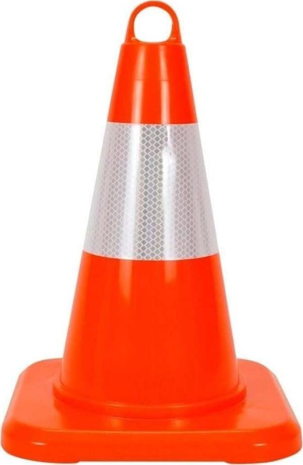 Hayat Trafik Pvc Trafik Konisi 32 Cm Reflektifli Trafik Dubası - Image 1