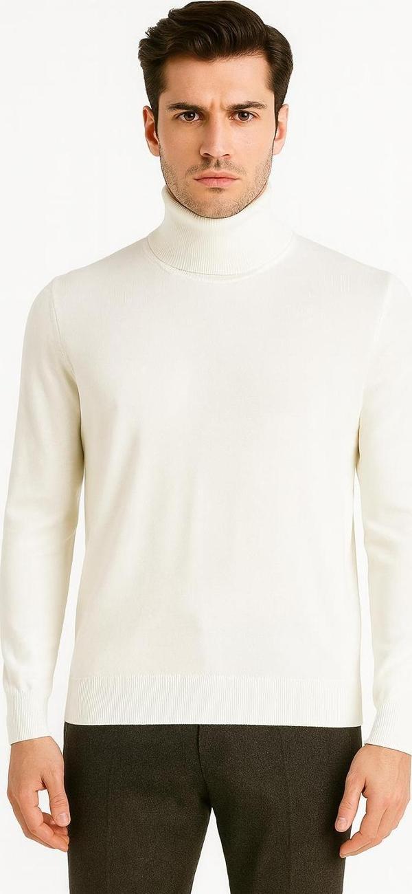 Huffa Erkek Slim Fit Boğazlı Erkek Triko-7430 - Image 1