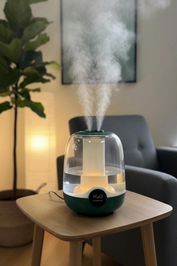 Glr K07 Yeşil Çift Spreyli Ultrasonik Sessiz Hava Nemlendirici ve Gece Lambası | 3L Kapasite - Image 1