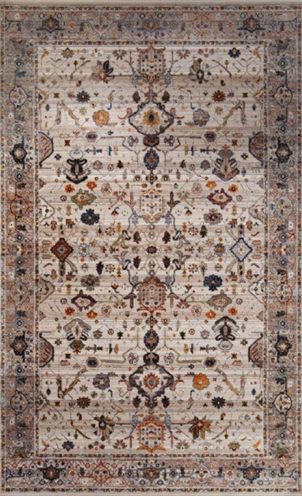 Gabardin Halı 7/24 Serisi 0727 Kemik Salon Oturma Yatak Odası Halısı - Image 1