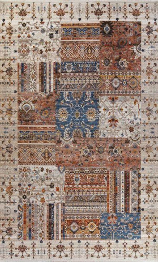 Gabardin Halı 7/24 Serisi 1266 Kemik Salon Oturma Yatak Odası Halısı - Image 1