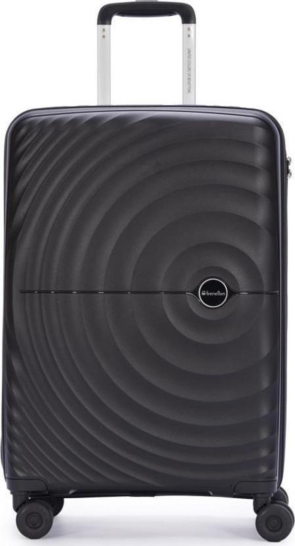 Benetton Trolley Valiz Siyah Orta Boy 14BNT8002-02-SY - Image 1