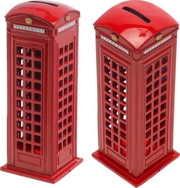 Telefon Kulübesi Metal Kumbara İngiltere Londra 18cm - Image 1