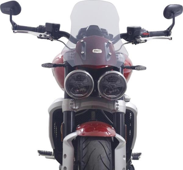 GP Kompozit Triumph Rocket 3 R / GT 2010-2023 Uyumlu Ön Cam Şeffaf - Image 1