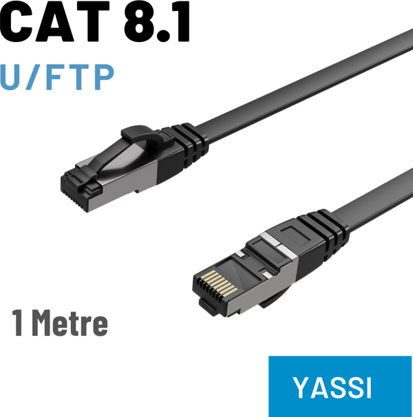 IRENIS CAT8 YASSI FTP LSNH Ethernet Patch Kablo, 1 Metre - Image 1