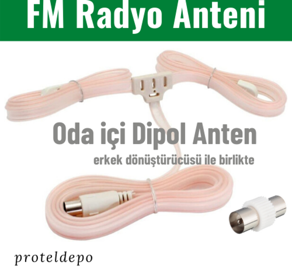 IRENIS FM Radyo Anteni erkek/dişi (Tuner, Müzik Sistemi İçin) - Image 1