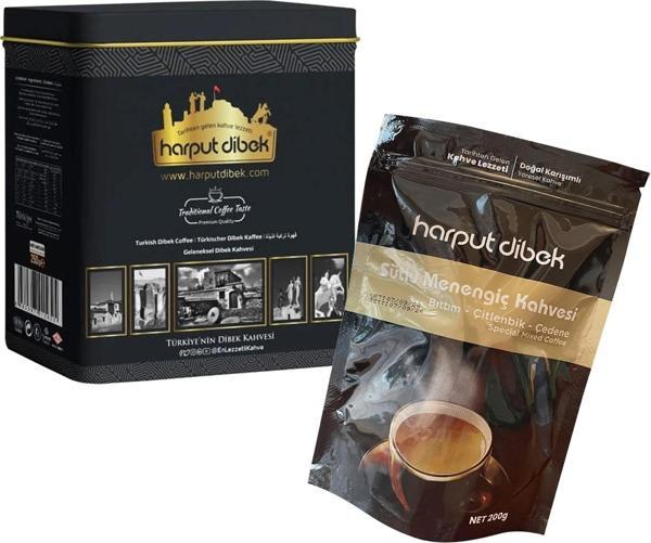 Harput Dibek Kahvesi 250 gr Teneke + Menengiç Kahvesi 200 gr 2 li Paket - Image 1