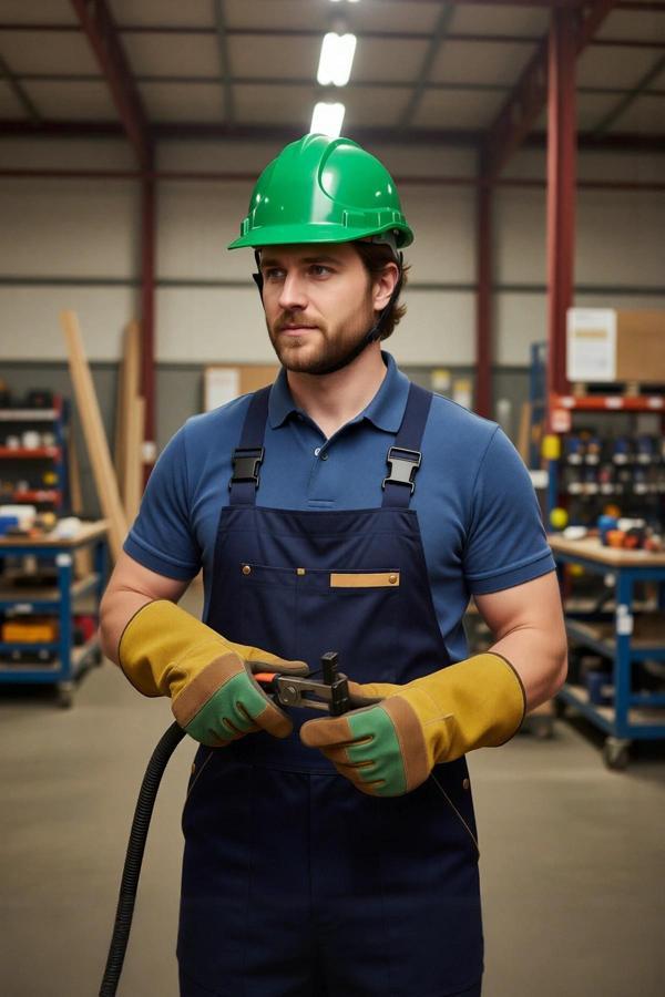 Plastik Baret Ayarlanabilir ve Darbeye Dayanıklı ISG Başlığı Kb660 Karam Vidalı - Image 1