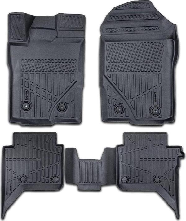 Ford Ranger 2023-2025 için Havuzlu Paspas, Yüksek Kenarlı, Esnek, Araca Özel, Kokusuz, Oto Paspas - Image 1