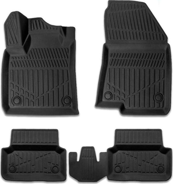 Dacia Sandero 2021-2025 için Havuzlu Paspas, Yüksek Kenarlı, Esnek, Araca Özel, Kokusuz, Oto Paspas - Image 1