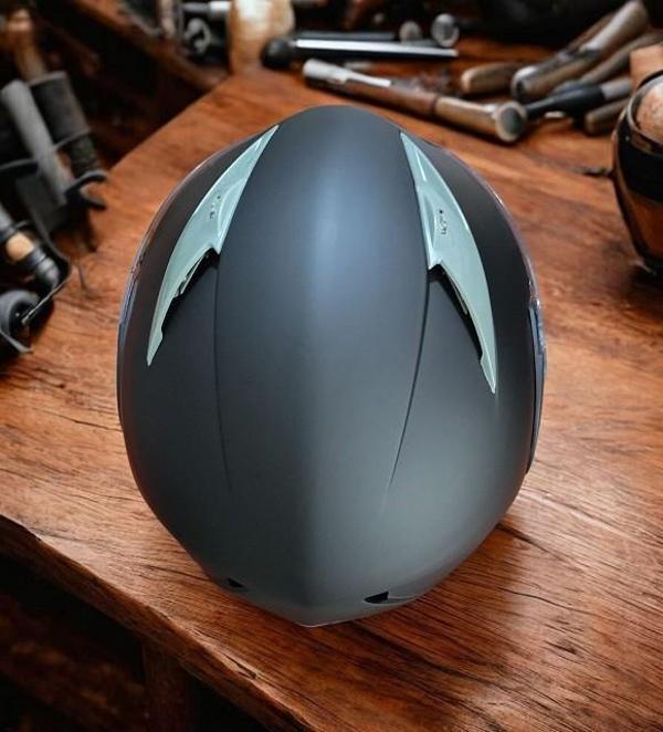 NCR-158 ÇENE AÇILIR GÖZLÜKLÜ E-CE BELGELİ KASK MAT SİYAH - Image 1