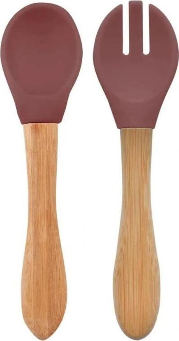 Nessiworld   Mama Kaşığı ve Çatal Seti Velvet Rose - Image 1