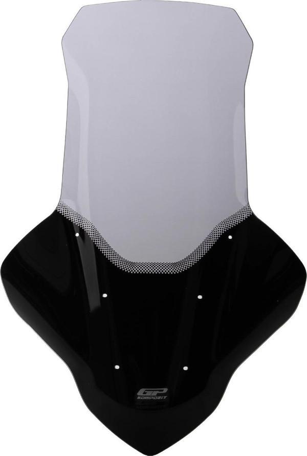 GP Kompozit Yamaha NMAX 125 / 155 2021-2023 Uyumlu Elcikli Uzun Tur Camı Füme - Image 1