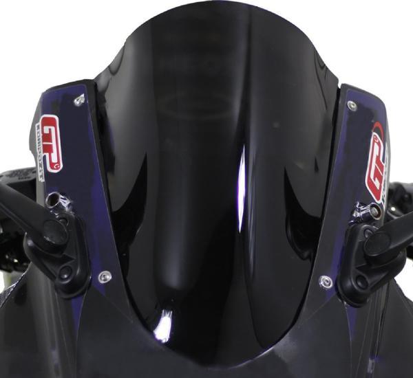 GP Kompozit Yamaha R25 2019-2023 Uyumlu Ön Cam Siyah - Image 1