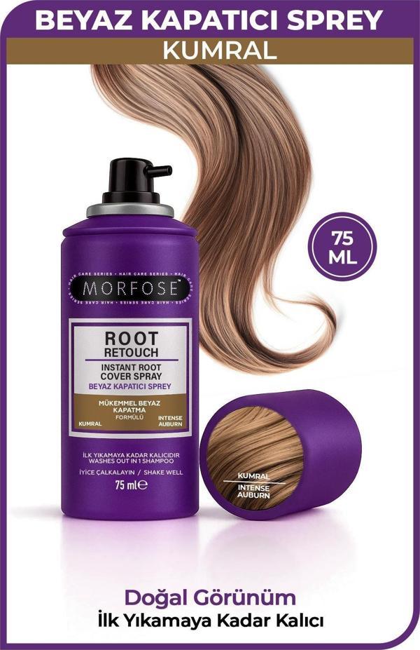 MORFOSE ROOT RETOUCH BEYAZ KAPATICI SPREY 75ML KUMRAL - Image 1