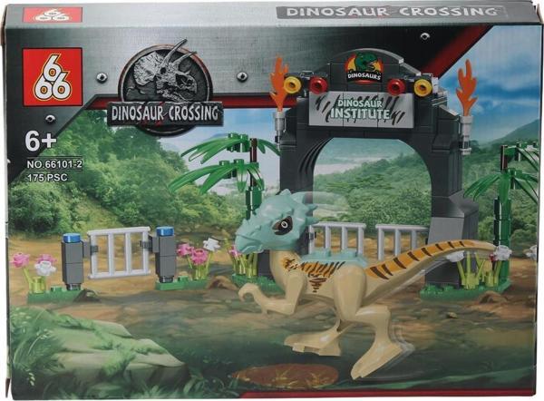 Jurassic World Dinozor Lego Uyumlu Mini Blok Akıl ve Zeka Gelişim Oyuncak Seti 175 Parça ES-66101-2 - Image 1