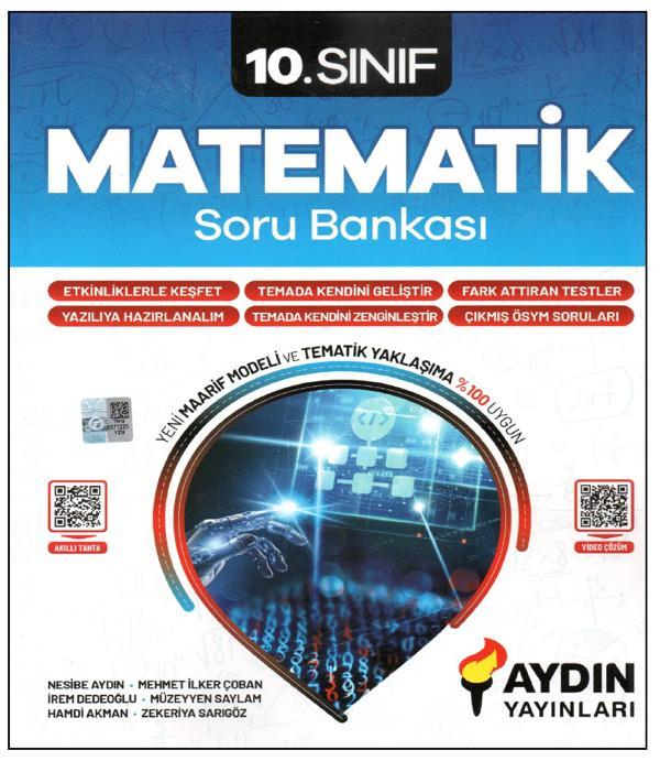 Aydın 10. Sınıf Matematik Soru Bankası - Aydın Yayınları - Image 1